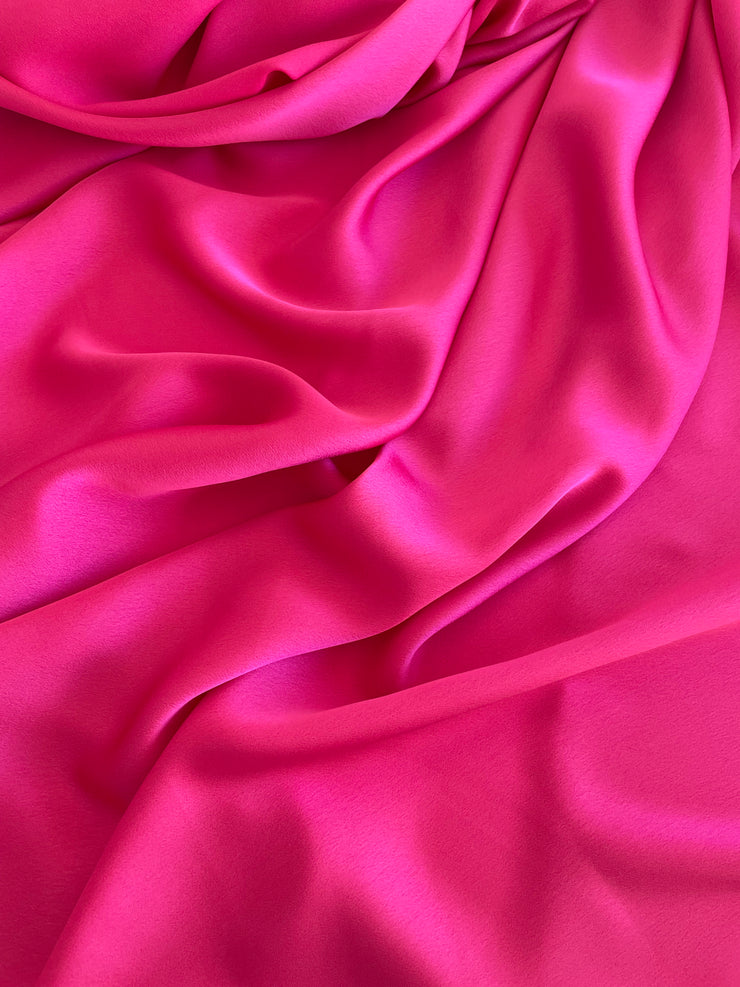 Crepe de chine Fucsia